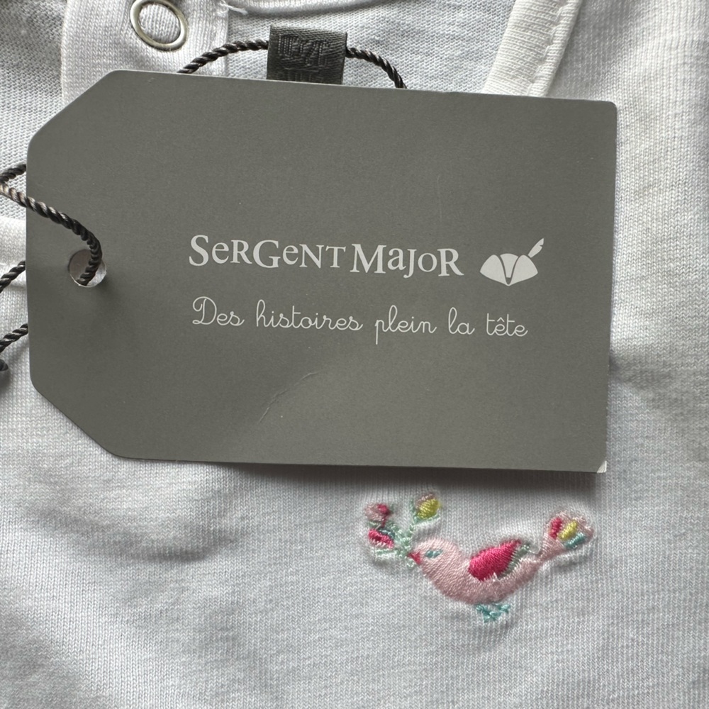 NWT Sergent Major French Boutique light pink knit pointelle Cardigan & T-shirt - Picture 13 of 13